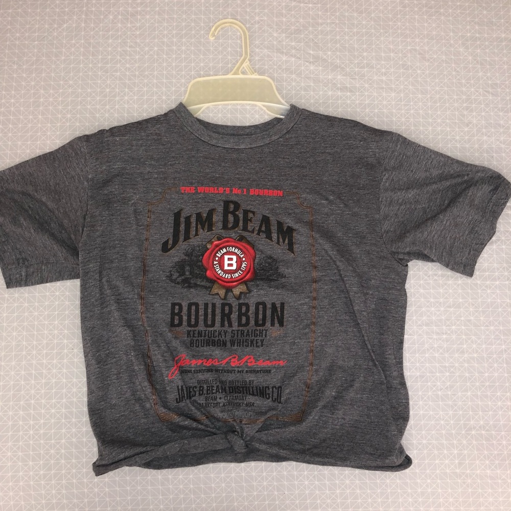 jim bean cropped shirt